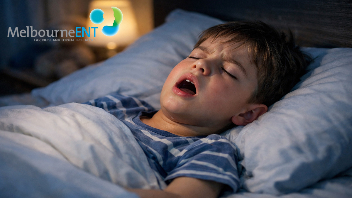 Sleep Disturbed Breathing In Kids Melbourne - Also Known As Paediatric Sleep Disordered Breathing - Featured Image Melbourne ENT