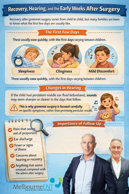 Complete-Guide-to-Grommet-Surgery-in-Melbourne-for-Parents-Infographic2 Recovery, Hearing, and the Early Weeks After Surgery Melbourne ENT Australia